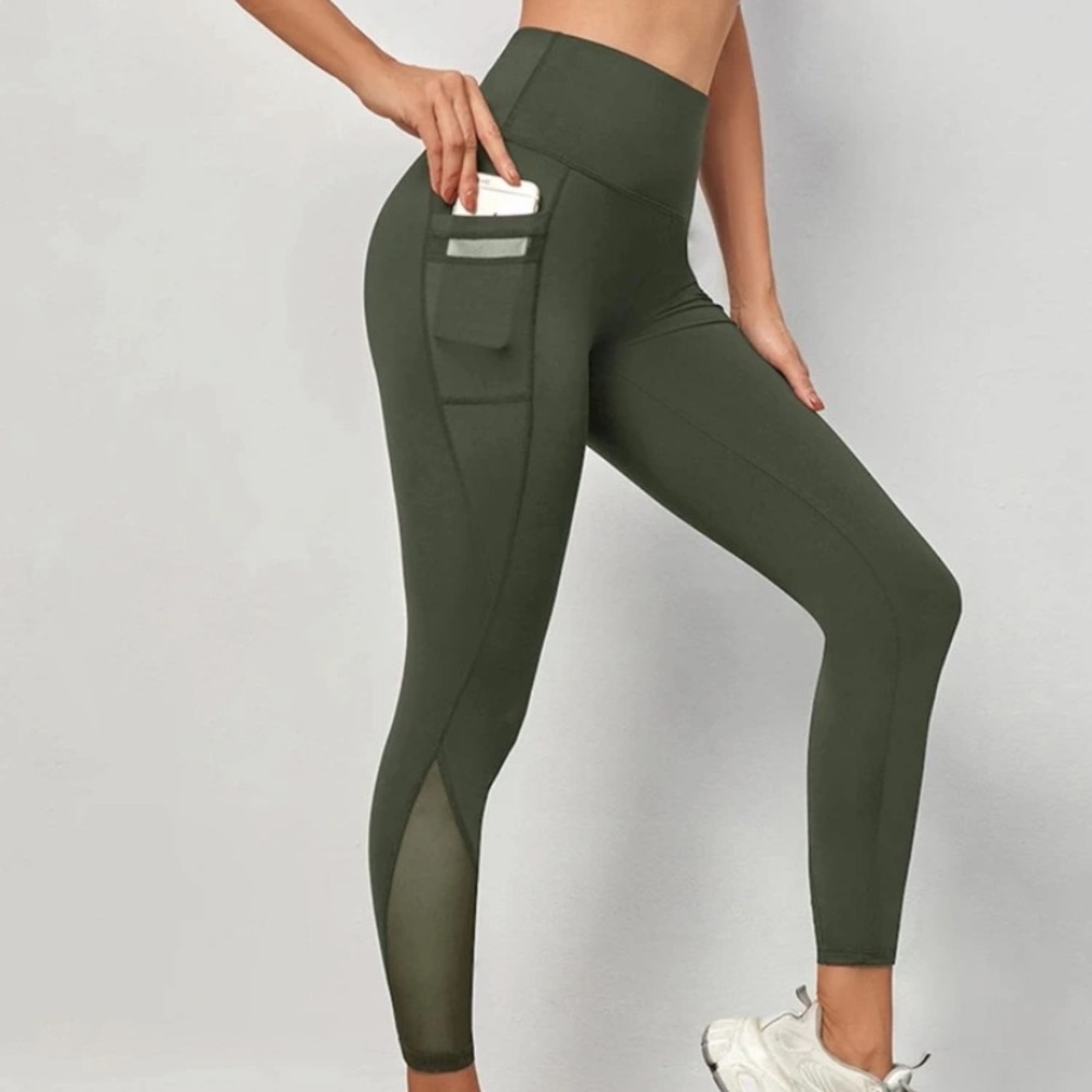 Medium Army Green Leggings
